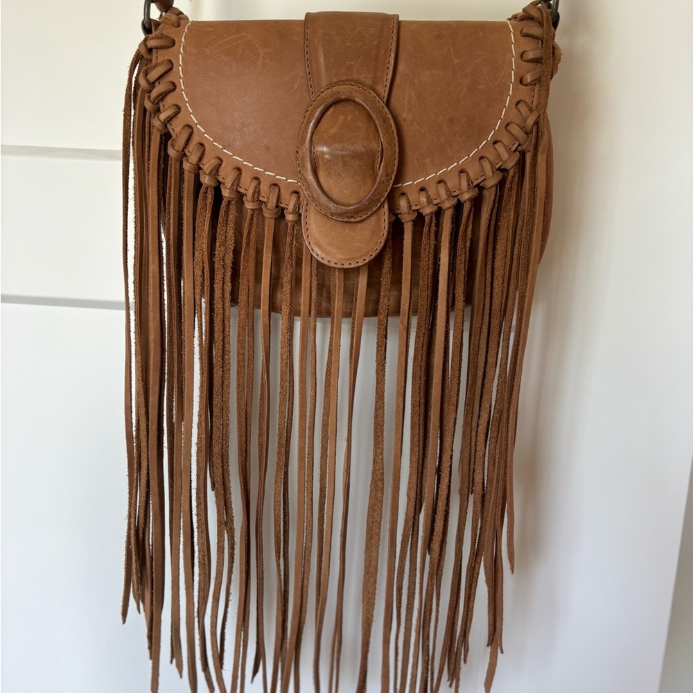 Leather Boho Western Purse